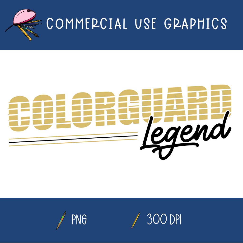 Colorguard Legend Graphic