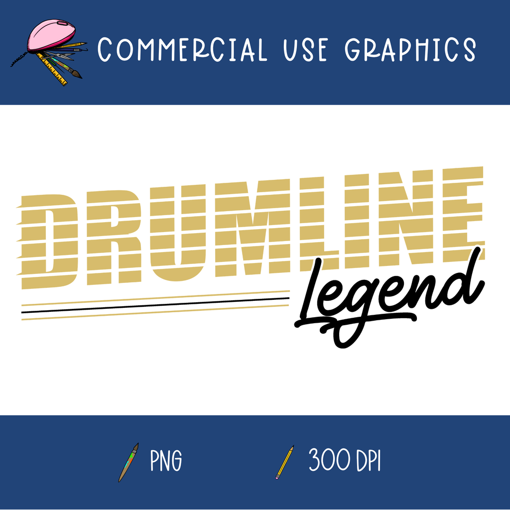 Drumline Legend Graphic