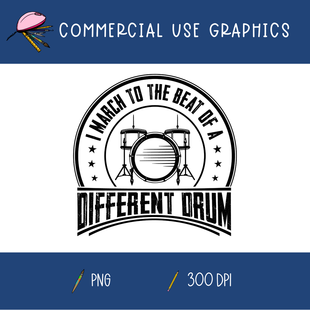 March to a Different Drum Graphic