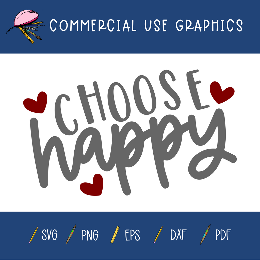 Choose Happy Graphic