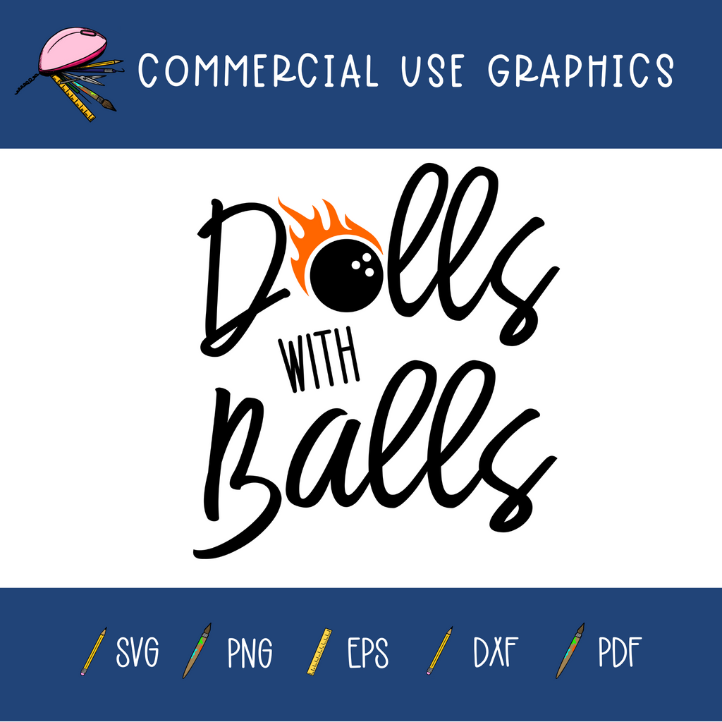 Dolls with Balls Bowling Graphic