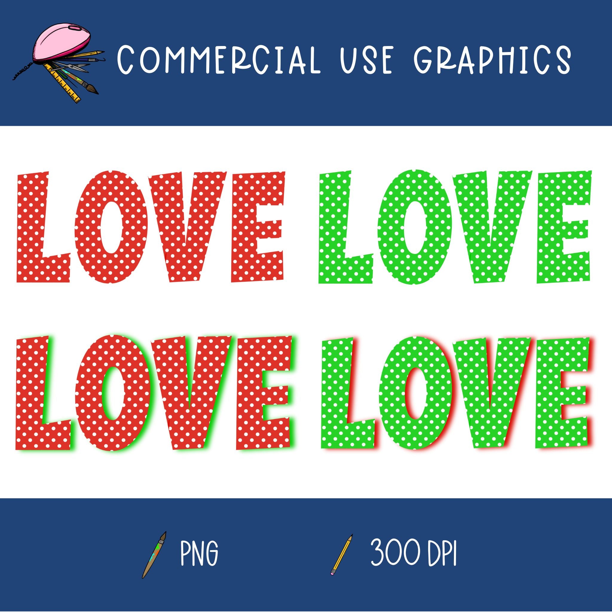 Love Word Bundle – Click & Create Design Studio
