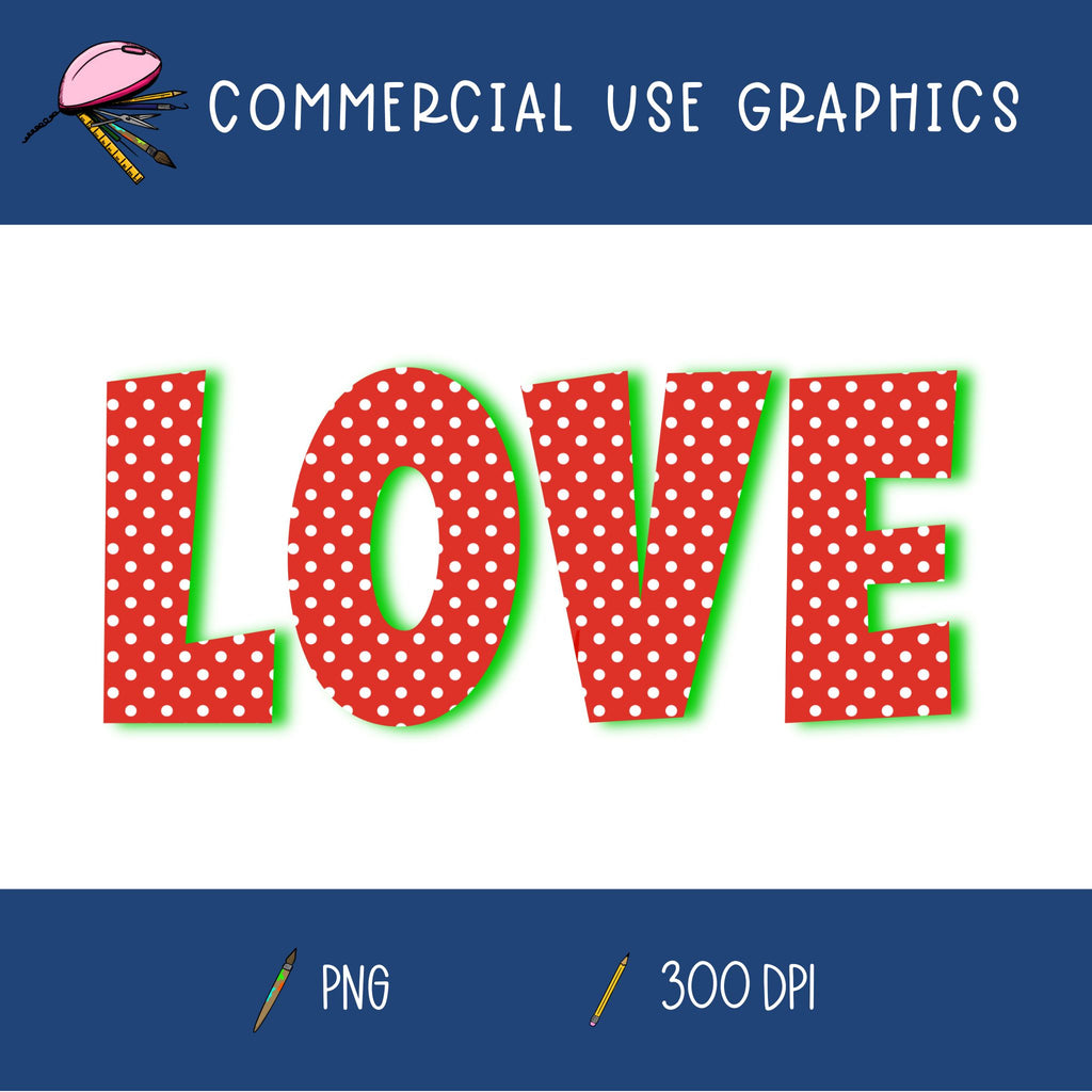 Love Word Graphic #3