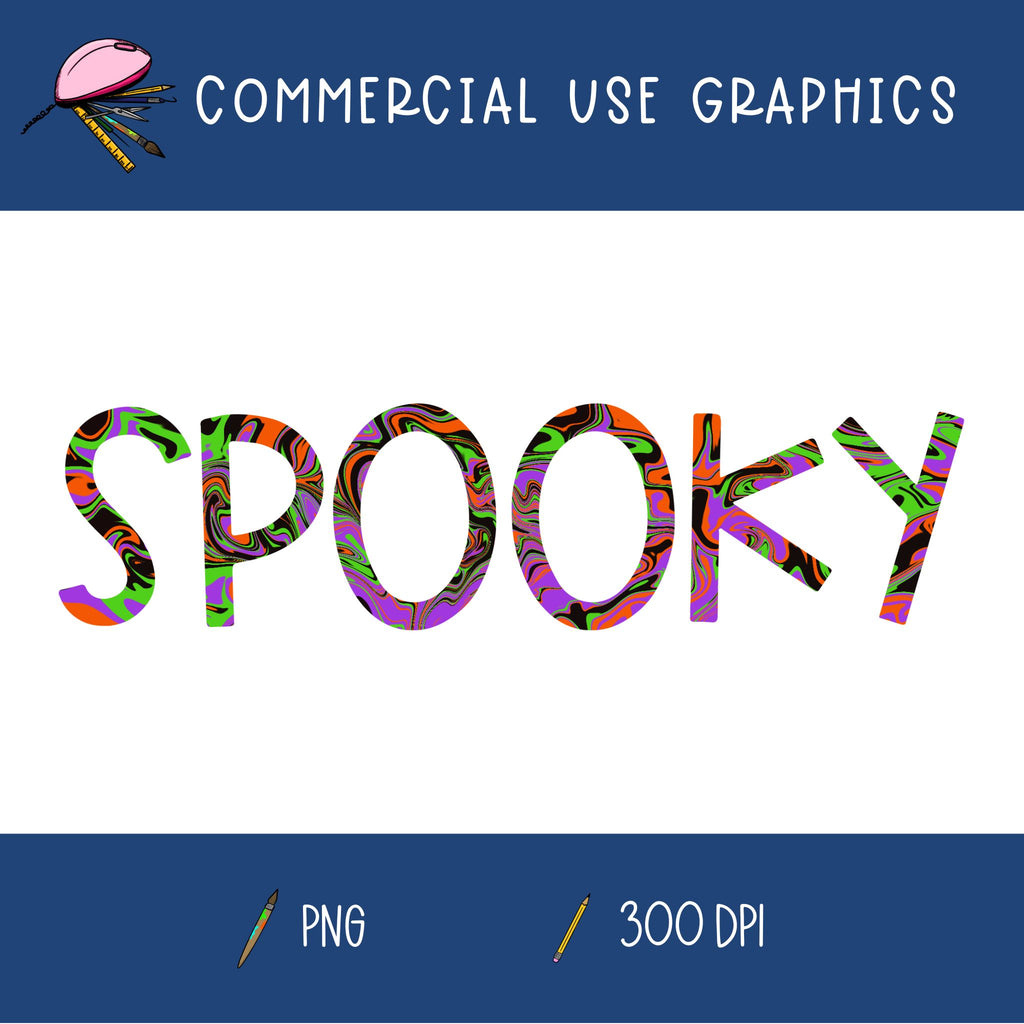 Spooky Swirl Graphic